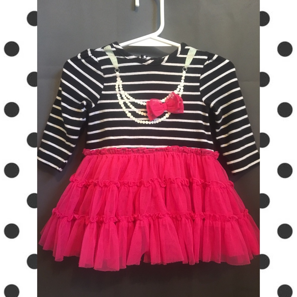 Long sleeve baby girl dress